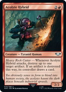 Acolyte Hybrid (Surge Foil) [Universes Beyond: Warhammer 40,000] 70