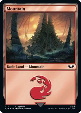 Mountain (315) [Universes Beyond: Warhammer 40,000] 315