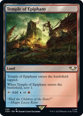 Temple of Epiphany (Surge Foil) [Universes Beyond: Warhammer 40,000] 298