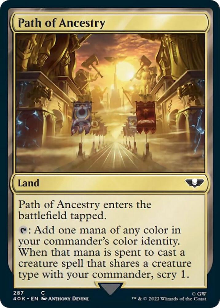 Path of Ancestry (Surge Foil) [Universes Beyond: Warhammer 40,000] 287