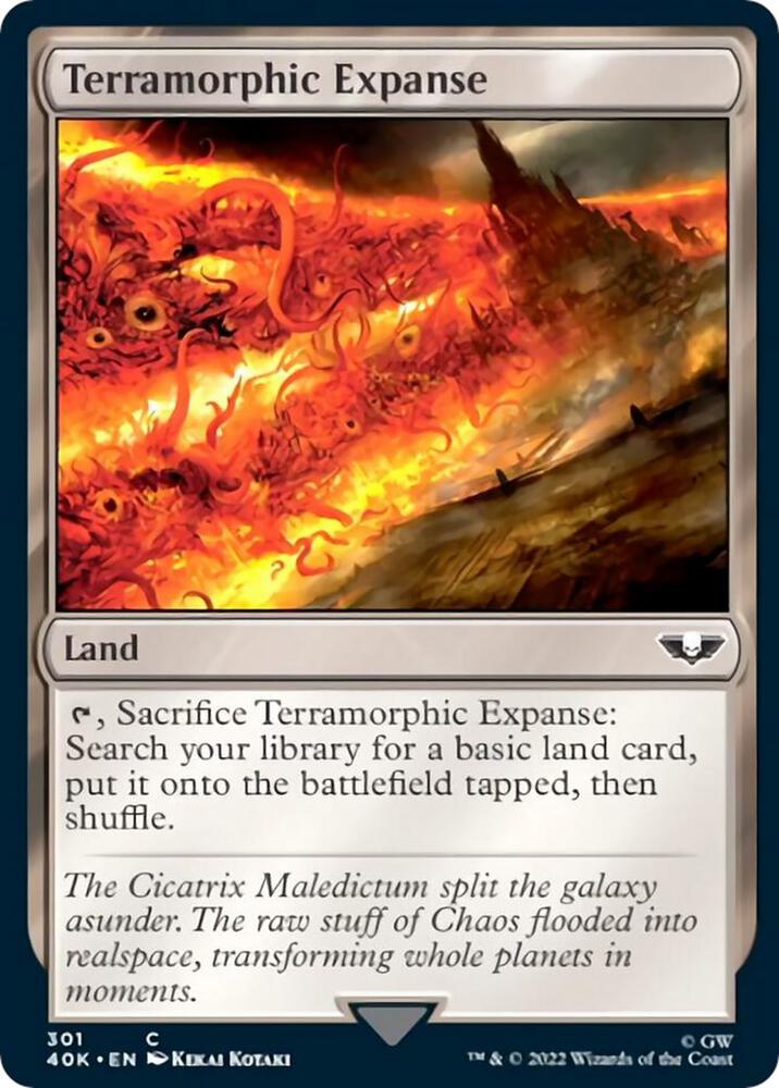 Terramorphic Expanse (Surge Foil) [Universes Beyond: Warhammer 40,000] 301