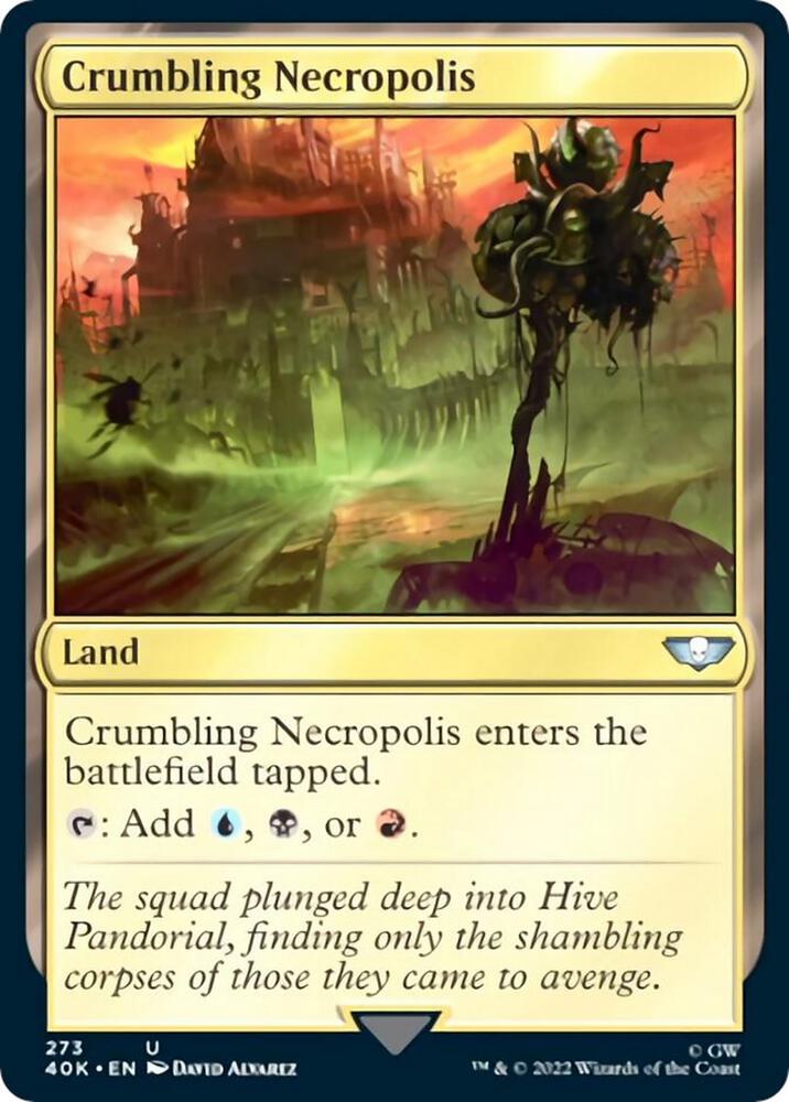 Crumbling Necropolis (Surge Foil) [Universes Beyond: Warhammer 40,000] 273