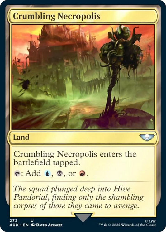 Crumbling Necropolis (Surge Foil) [Universes Beyond: Warhammer 40,000] 273