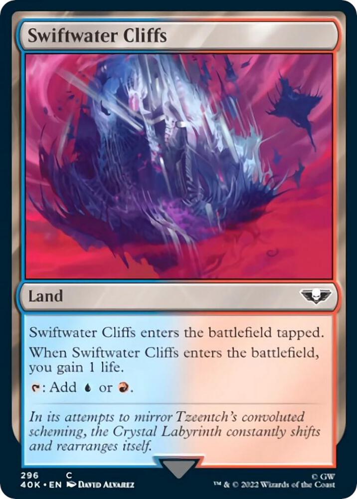 Swiftwater Cliffs (Surge Foil) [Universes Beyond: Warhammer 40,000] 296