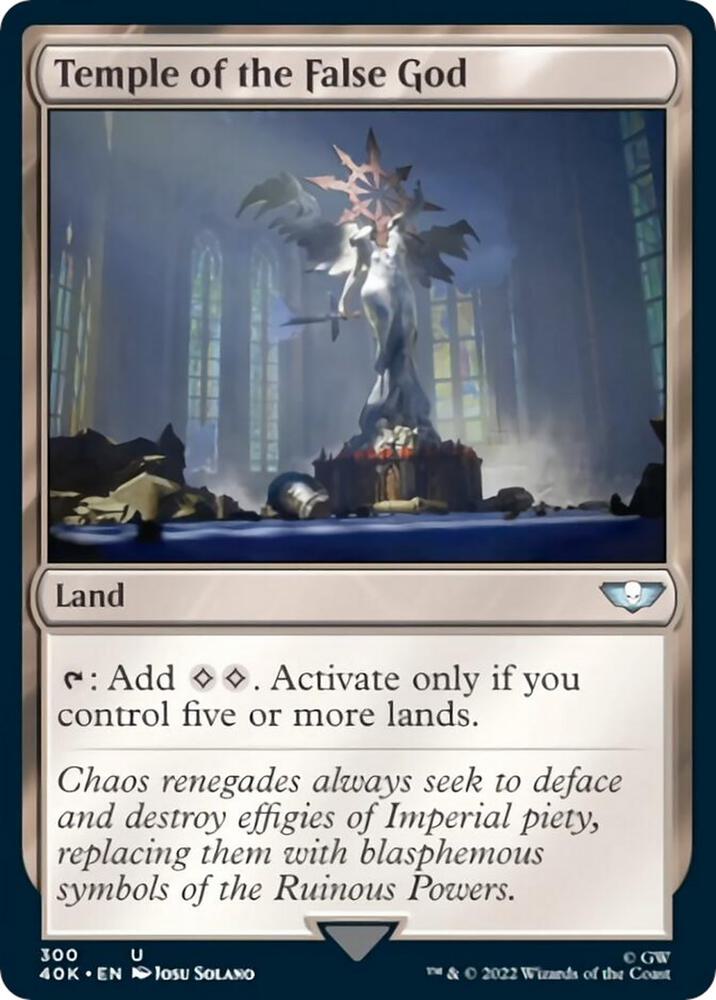 Temple of the False God (Surge Foil) [Universes Beyond: Warhammer 40,000] 300