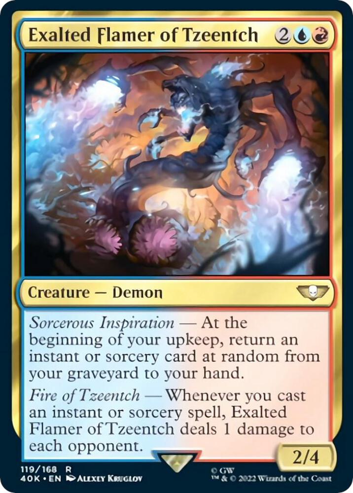 Exalted Flamer of Tzeentch [Universes Beyond: Warhammer 40,000] 119