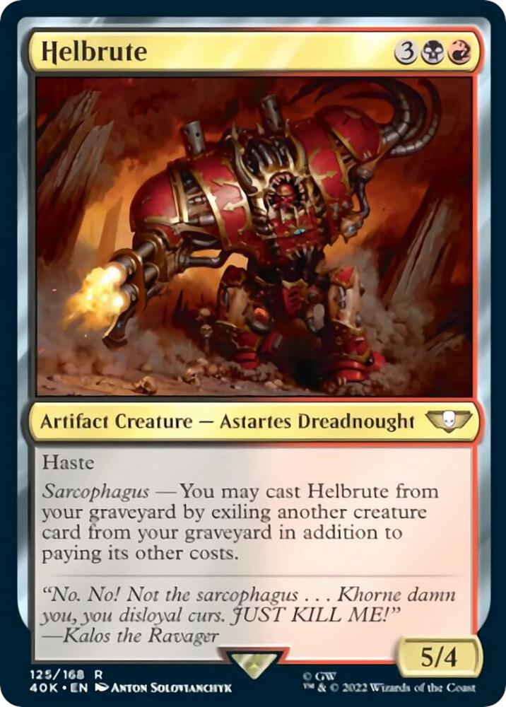 Helbrute (Surge Foil) [Universes Beyond: Warhammer 40,000] 125