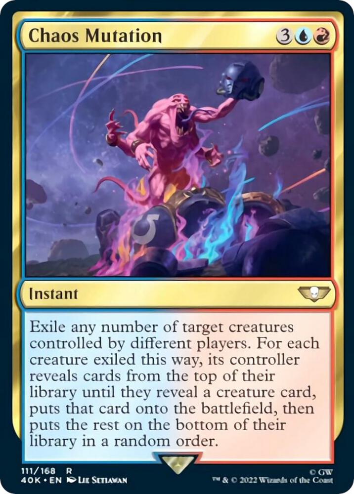 Chaos Mutation (Surge Foil) [Universes Beyond: Warhammer 40,000] 111