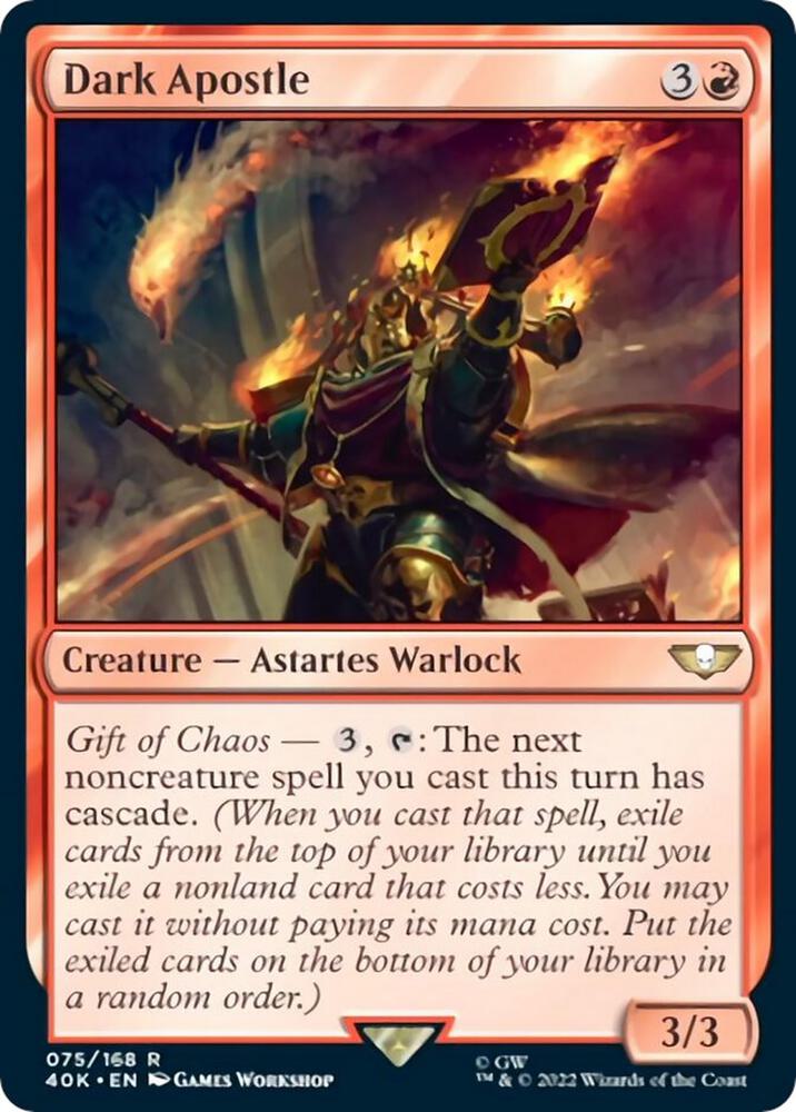 Dark Apostle (Surge Foil) [Universes Beyond: Warhammer 40,000] 75