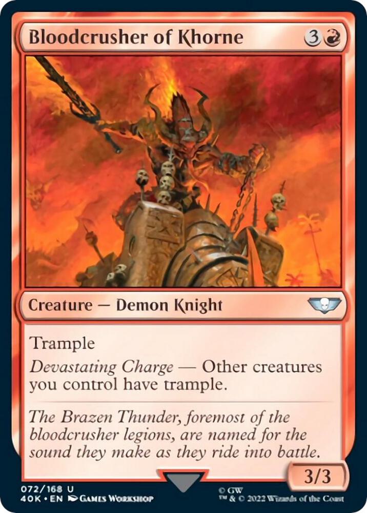 Bloodcrusher of Khorne (Surge Foil) [Universes Beyond: Warhammer 40,000] 72