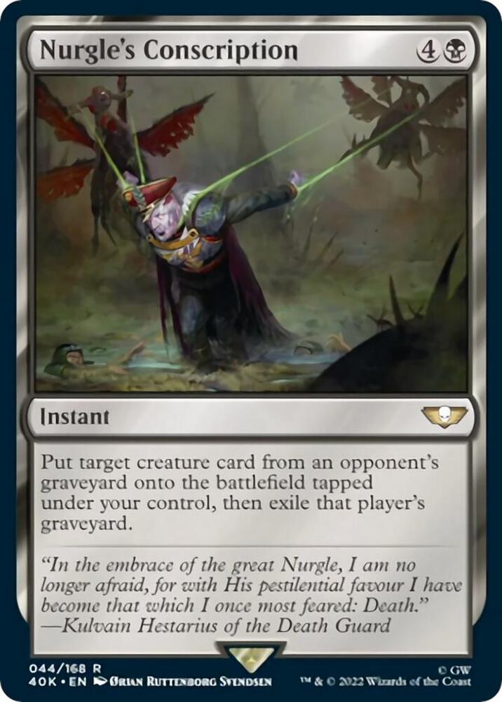 Nurgle's Conscription (Surge Foil) [Universes Beyond: Warhammer 40,000] 44