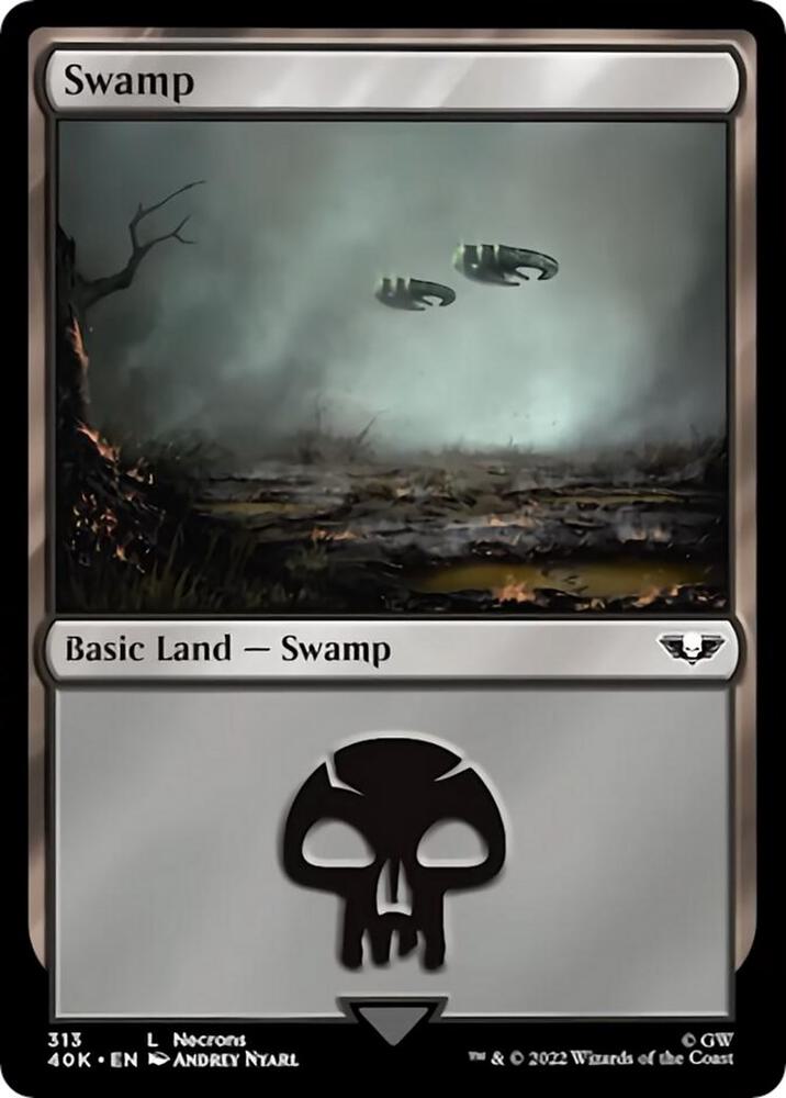Swamp (313) [Universes Beyond: Warhammer 40,000] 313