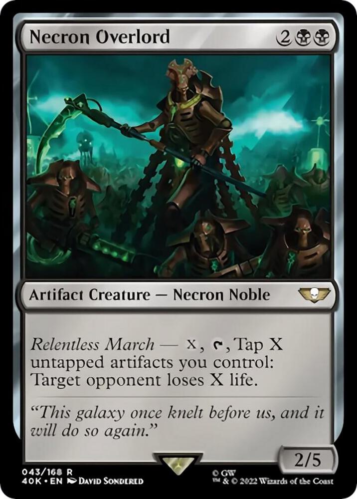Necron Overlord [Universes Beyond: Warhammer 40,000] 43