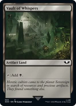 Vault of Whispers (Surge Foil) [Universes Beyond: Warhammer 40,000] 305