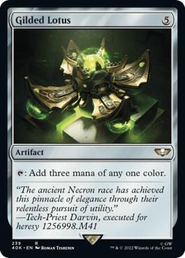 Gilded Lotus (Surge Foil) [Universes Beyond: Warhammer 40,000] 239