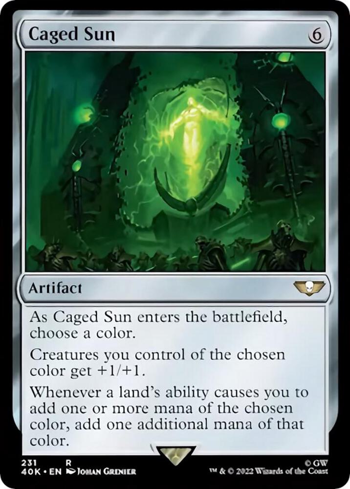 Caged Sun (Surge Foil) [Universes Beyond: Warhammer 40,000] 231