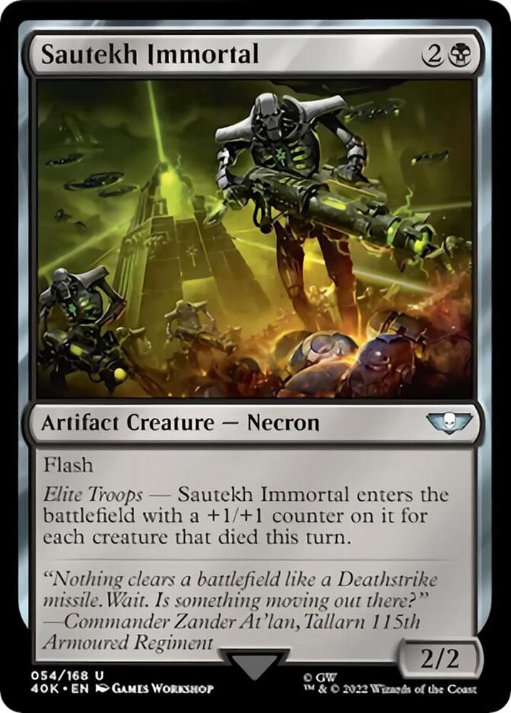 Sautekh Immortal (Surge Foil) [Universes Beyond: Warhammer 40,000] 54