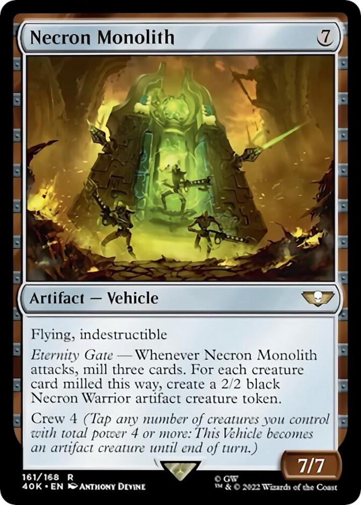 Necron Monolith (Surge Foil) [Universes Beyond: Warhammer 40,000] 161