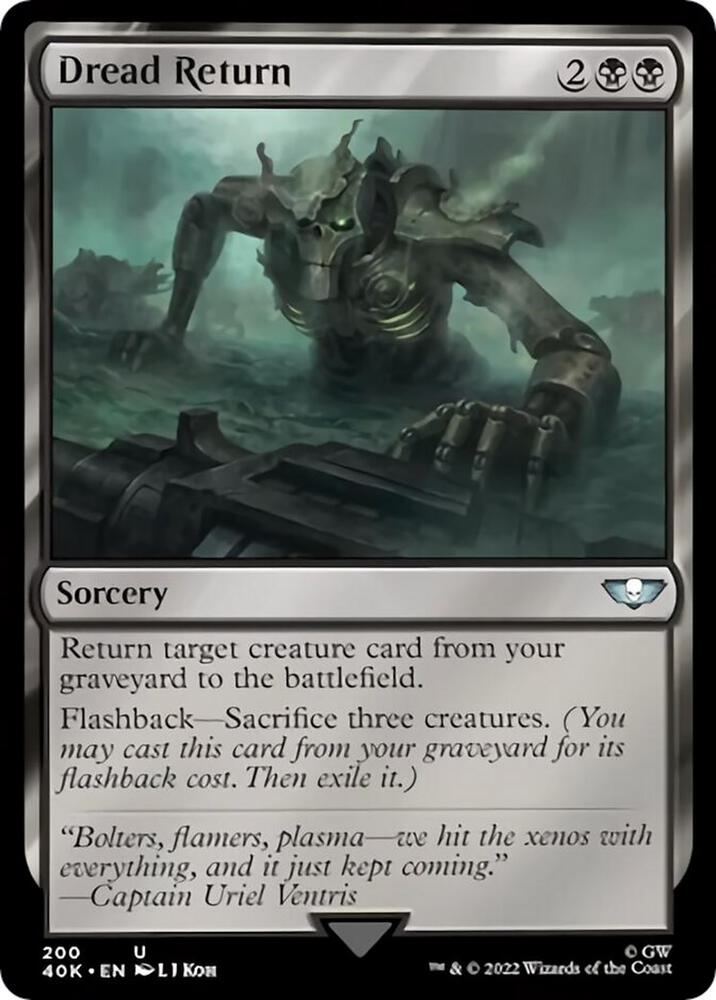 Dread Return (Surge Foil) [Universes Beyond: Warhammer 40,000] 200