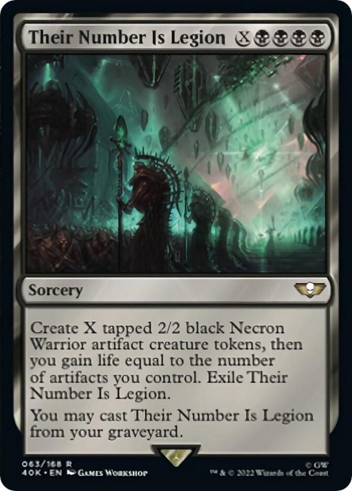 Their Number Is Legion (Surge Foil) [Universes Beyond: Warhammer 40,000] 63