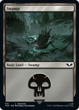 Swamp (314) [Universes Beyond: Warhammer 40,000] 314