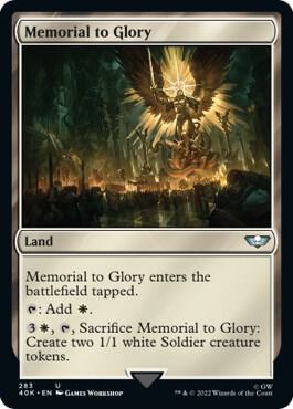 Memorial to Glory (Surge Foil) [Universes Beyond: Warhammer 40,000] 283