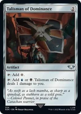 Talisman of Dominance (254) (Surge Foil) [Universes Beyond: Warhammer 40,000] 254