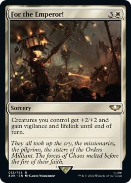 For the Emperor! (Surge Foil) [Universes Beyond: Warhammer 40,000] 12