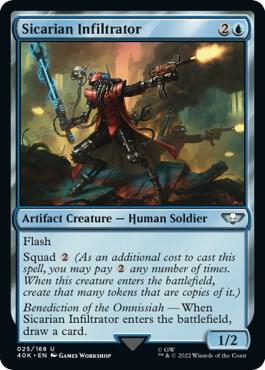 Sicarian Infiltrator (Surge Foil) [Universes Beyond: Warhammer 40,000] 25