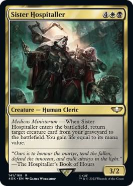 Sister Hospitaller (Surge Foil) [Universes Beyond: Warhammer 40,000] 141