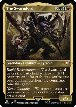 The Swarmlord (Display Commander) (Surge Foil) - Thick Stock [Universes Beyond: Warhammer 40,000] 180