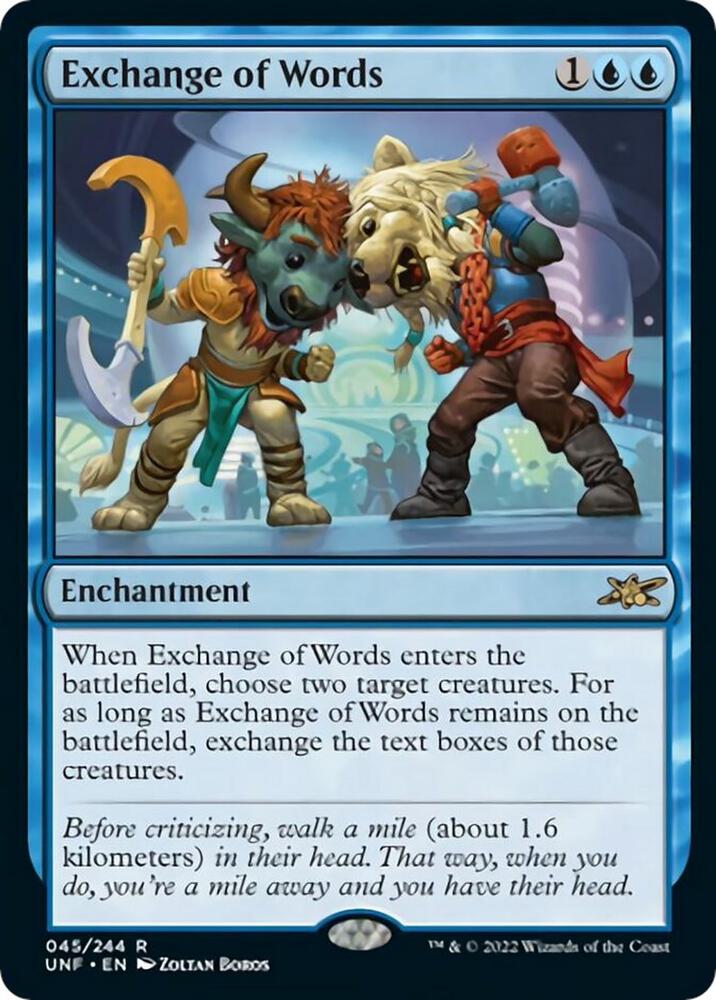 Exchange of Words [Unfinity] 45