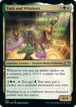 Tusk and Whiskers (Galaxy Foil) [Unfinity] 468