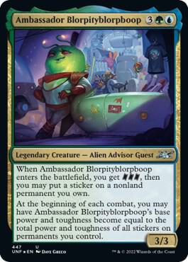 Ambassador Blorpityblorpboop (Galaxy Foil) [Unfinity] 447