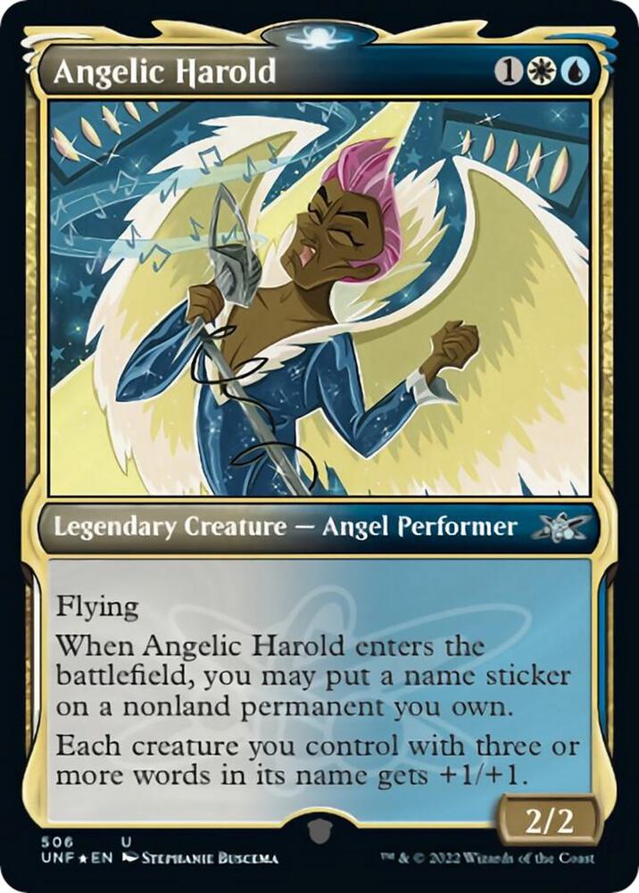 Angelic Harold (Showcase) (Galaxy Foil) [Unfinity] 506