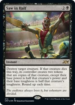 Saw in Half (Galaxy Foil) [Unfinity] 374