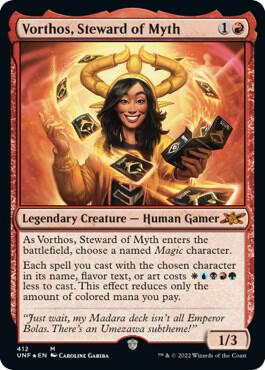 Vorthos, Steward of Myth (Galaxy Foil) [Unfinity] 412