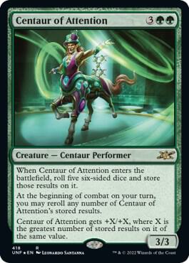 Centaur of Attention (Galaxy Foil) [Unfinity] 418