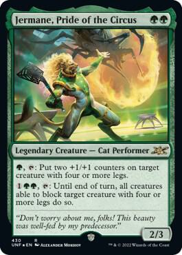 Jermane, Pride of the Circus (Galaxy Foil) [Unfinity] 430