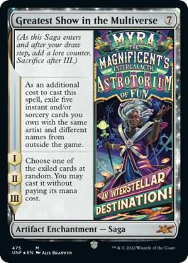 Greatest Show in the Multiverse (Galaxy Foil) [Unfinity] 475