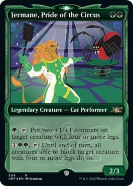 Jermane, Pride of the Circus (Showcase) (Galaxy Foil) [Unfinity] 504