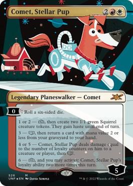 Comet, Stellar Pup (Borderless) (Galaxy Foil) [Unfinity] 526