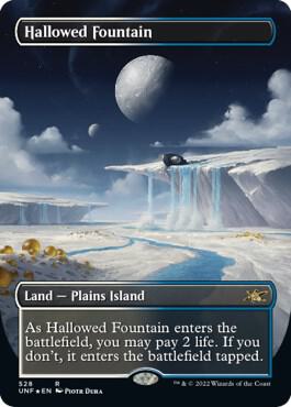 Hallowed Fountain (Borderless) (Galaxy Foil) [Unfinity] 528