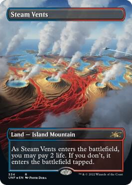 Steam Vents (Borderless) (Galaxy Foil) [Unfinity] 534