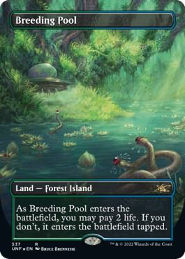 Breeding Pool (Borderless) (Galaxy Foil) [Unfinity] 537