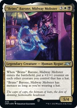 "Brims" Barone, Midway Mobster (Galaxy Foil) [Unfinity] 449