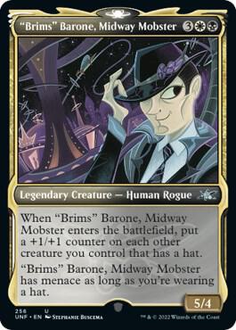"Brims" Barone, Midway Mobster (Showcase) [Unfinity] 256