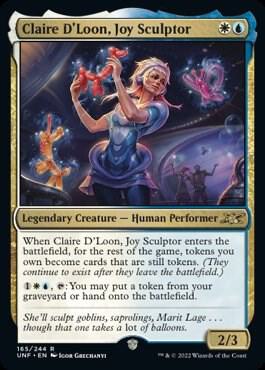 Claire D'Loon, Joy Sculptor [Unfinity] 165