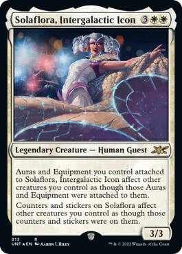 Solaflora, Intergalactic Icon (Galaxy Foil) [Unfinity] 313