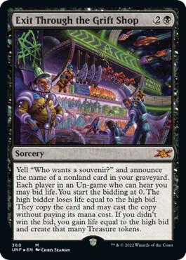 Exit Through the Grift Shop (Galaxy Foil) [Unfinity] 360